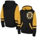 Толстовка на молнии Youth Boston Bruins Black Face Off