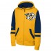 Подростковая Nashville Predators Gold Face Off Full-Zip Hoodie