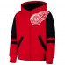 Толстовка на молнии Detroit Red Wings Youth Face Off - Red