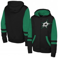 Подростковая Dallas Stars Black Face Off Full-Zip Hoodie