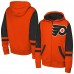 Толстовка на молнии Подростковая Philadelphia Flyers Orange Face Off