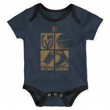 Newborn & Малышам Vegas Golden Knights Legend Three-Piece Bodysuit Set