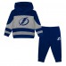 Толстовка и штаны Toddler Tampa Bay Lightning Blue/Heather Gray Puck Hero Fleece