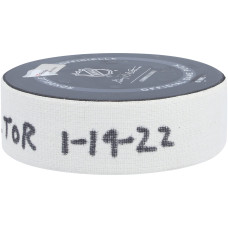 Шайба с игры Adam Fox New York Rangers Autographed Fanatics Authentic from January 19, 2022 vs. Toronto Maple Leafs - Second of Two Goals Scored Шайба с игры Adam Fox New York Rangers Autographed Fanatics Authentic from January 19, 2022 vs. Toronto Maple Leafs - Second of Two Goals Scored