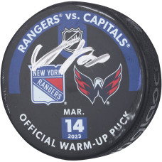 Шайба Adam Fox New York Rangers Autographed Fanatics Authentic Practice-Used Used During Warmups vs. Washington Capitals on March 14, 2023 Шайба Adam Fox New York Rangers Autographed Fanatics Authentic Practice-Used Used During Warmups vs. Washington Capitals on March 14, 2023