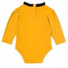 Girls Infant Pittsburgh Penguins 3-Piece Rink Queen Long Sleeve Bodysuit, Pants & Headband Set