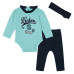 Girls Infant Seattle Kraken Rink Queen Long Sleeve 3-Piece Set Girls Infant Seattle Kraken Rink Queen Long Sleeve 3-Piece Set