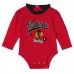 Боди и штаны Girls Infant Chicago Blackhawks 3-Piece Rink Queen Long Sleeve Bodysuit