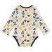 Малышам Pittsburgh Penguins White Quick Learner Long Sleeve Bodysuit