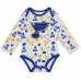 Малышам St. Louis Blues White Quick Learner Long Sleeve Bodysuit