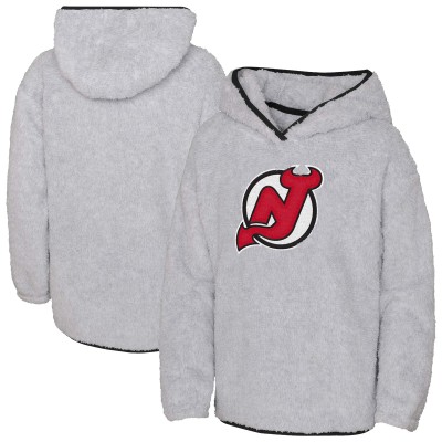 Толстовка Подростковая Girls New Jersey Devils Gray Ultimate Teddy Fleece