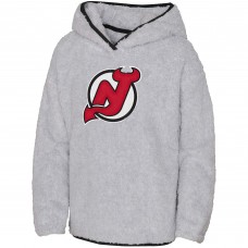 Толстовка Подростковая Girls New Jersey Devils Gray Ultimate Teddy Fleece