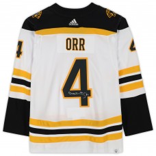 Игровая джерси Bobby Orr Boston Bruins Autographed Fanatics Authentic White adidas Authentic