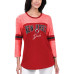 Женская футболка New Jersey Devils G-III 4Her by Carl Banks Red Play The Game 3/4-Sleeve