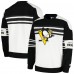 Кофта Pittsburgh Penguins Starter White Defense Fleece Crewneck