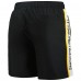 Pittsburgh Penguins G-III Sports by Carl Banks Black Streamline Volley Swim Trunks