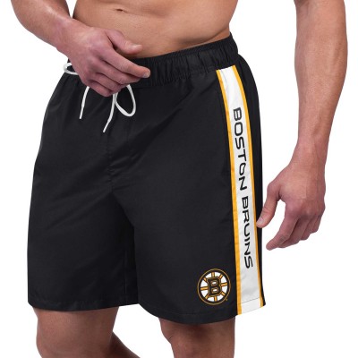 Плавки Boston Bruins G-III Sports by Carl Banks Streamline Volley Swim - Black