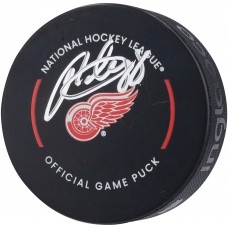 Patrick Kane Detroit Red Wings Autographed Fanatics Authentic Official Game Puck