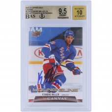 KAndre Miller New York Rangers Autographed 2020-21 Upper Deck Series 2 Young Guns Canvas #C235 Beckett Fanatics Witnessed Authenticated 9.5/10 Rookie Card KAndre Miller New York Rangers Autographed 2020-21 Upper Deck Series 2 Young Guns Canvas #C235 Beckett Fanatics Witnessed Authenticated 9.5/10 Rookie Card