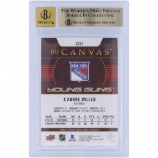 KAndre Miller New York Rangers Autographed 2020-21 Upper Deck Series 2 Young Guns Canvas #C235 Beckett Fanatics Witnessed Authenticated 9.5/10 Rookie Card KAndre Miller New York Rangers Autographed 2020-21 Upper Deck Series 2 Young Guns Canvas #C235 Beckett Fanatics Witnessed Authenticated 9.5/10 Rookie Card