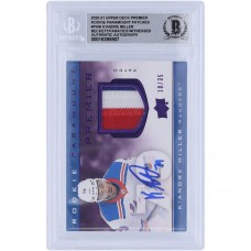 KAndre Miller New York Rangers Autographed 2020-21 Upper Deck Premier Rookie Paramount Patches Relic #P-KM #10/35 Beckett Fanatics Witnessed Authenticated 10 Rookie Card KAndre Miller New York Rangers Autographed 2020-21 Upper Deck Premier Rookie Paramount Patches Relic #P-KM #10/35 Beckett Fanatics Witnessed Authenticated 10 Rookie Card