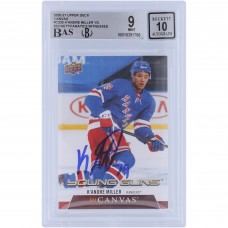 KAndre Miller New York Rangers Autographed 2020-21 Upper Deck Series 2 Young Guns Canvas #C235 Beckett Fanatics Witnessed Authenticated 9/10 Rookie Card KAndre Miller New York Rangers Autographed 2020-21 Upper Deck Series 2 Young Guns Canvas #C235 Beckett Fanatics Witnessed Authenticated 9/10 Rookie Card