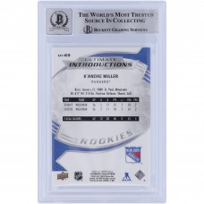 KAndre Miller New York Rangers Autographed 2020-21 Upper Deck Ultimate Collection Introductions #UI-69 Beckett Fanatics Witnessed Authenticated 9/10 Rookie Card KAndre Miller New York Rangers Autographed 2020-21 Upper Deck Ultimate Collection Introductions #UI-69 Beckett Fanatics Witnessed Authenticated 9/10 Rookie Card