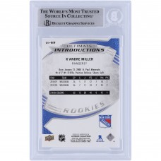 KAndre Miller New York Rangers Autographed 2020-21 Upper Deck Ultimate Collection Introductions #UI-69 Beckett Fanatics Witnessed Authenticated Rookie Card KAndre Miller New York Rangers Autographed 2020-21 Upper Deck Ultimate Collection Introductions #UI-69 Beckett Fanatics Witnessed Authenticated Rookie Card