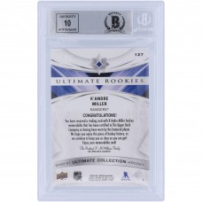 KAndre Miller New York Rangers Autographed 2020-21 Upper Deck Ultimate Collection Jerseys Relic #127 Beckett Fanatics Witnessed Authenticated 9/10 Rookie Card KAndre Miller New York Rangers Autographed 2020-21 Upper Deck Ultimate Collection Jerseys Relic #127 Beckett Fanatics Witnessed Authenticated 9/10 Rookie Card