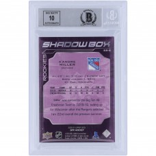KAndre Miller New York Rangers Autographed 2020-21 Upper Deck SPX Shawdow Box #SB-8 Beckett Fanatics Witnessed Authenticated 9/10 Rookie Card KAndre Miller New York Rangers Autographed 2020-21 Upper Deck SPX Shawdow Box #SB-8 Beckett Fanatics Witnessed Authenticated 9/10 Rookie Card
