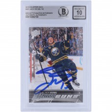 Jack Eichel Buffalo Sabres Autographed 2015-16 Upper Deck Series 2 Young Guns #451 Beckett Fanatics Witnessed Authenticated 10 Rookie Card Jack Eichel Buffalo Sabres Autographed 2015-16 Upper Deck Series 2 Young Guns #451 Beckett Fanatics Witnessed Authenticated 10 Rookie Card