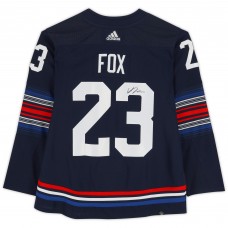 Adam Fox New York Rangers Autographed Fanatics Authentic 2023-24 Navy Alternate adidas Authentic Jersey Adam Fox New York Rangers Autographed Fanatics Authentic 2023-24 Navy Alternate adidas Authentic Jersey