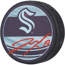 Jared McCann Seattle Kraken Autographed Fanatics Authentic 2022-23 Reverse Retro Hockey Puck