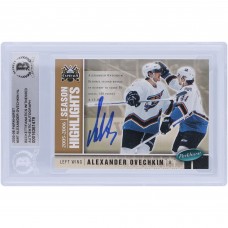 Alexander Ovechkin Washington Capitals Autographed 2005-06 Upper Deck Parkhurst Season Highlights #597 Beckett Fanatics Witnessed Authenticated Rookie Card