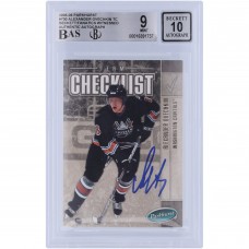 Alexander Ovechkin Washington Capitals Autographed 2005-06 Upper Deck Parkhurst Team Checklist #700 Beckett Fanatics Witnessed Authenticated 9/10 Rookie Card