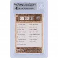 Alexander Ovechkin Washington Capitals Autographed 2005-06 Upper Deck Parkhurst Team Checklist #700 Beckett Fanatics Witnessed Authenticated Rookie Card