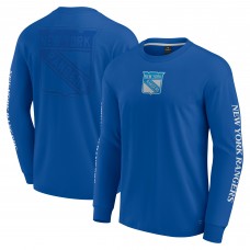 New York Rangers Fanatics Blue Elements Strive Long Sleeve T-Shirt New York Rangers Fanatics Blue Elements Strive Long Sleeve T-Shirt