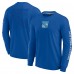 New York Rangers Fanatics Blue Elements Strive Long Sleeve T-Shirt New York Rangers Fanatics Blue Elements Strive Long Sleeve T-Shirt
