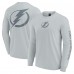 Футболка Tampa Bay Lightning Fanatics Gray Elements Strive Long Sleeve
