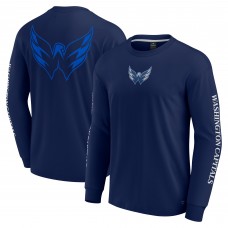 Футболка с длинным рукавом Washington Capitals Fanatics Elements Strive - Navy