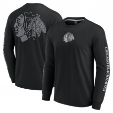 Футболка с длинным рукавом Chicago Blackhawks Fanatics Elements Strive - Black