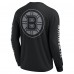 Футболка с длинным рукавом Boston Bruins Fanatics Black Elements Strive