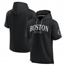 Футболка с капюшоном Boston Bruins Fanatics Black Elements Ready