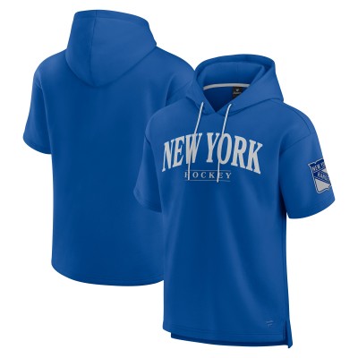 Футболка с капюшоном New York Rangers Fanatics Blue Elements Ready