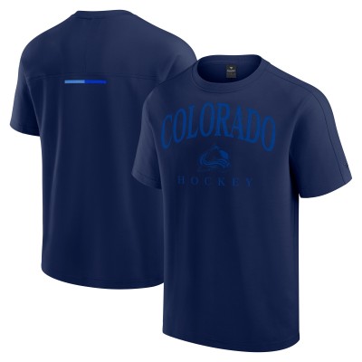 Футболка Colorado Avalanche Fanatics Navy Elements Flex Tri-Blend