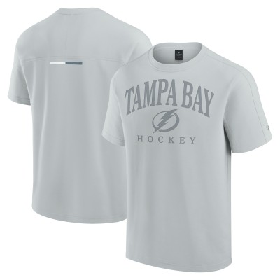Футболка Tampa Bay Lightning Fanatics Gray Elements Flex Tri-Blend