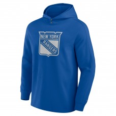 New York Rangers Fanatics Blue Elements Blaze Tri-Blend Long Sleeve Hoodie T-Shirt New York Rangers Fanatics Blue Elements Blaze Tri-Blend Long Sleeve Hoodie T-Shirt