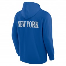 New York Rangers Fanatics Blue Elements Blaze Tri-Blend Long Sleeve Hoodie T-Shirt New York Rangers Fanatics Blue Elements Blaze Tri-Blend Long Sleeve Hoodie T-Shirt