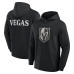 Футболка Vegas Golden Knights Fanatics Black Elements Blaze Tri-Blend Long Sleeve Hoodie Футболка Vegas Golden Knights Fanatics Black Elements Blaze Tri-Blend Long Sleeve Hoodie