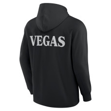 Футболка Vegas Golden Knights Fanatics Black Elements Blaze Tri-Blend Long Sleeve Hoodie Футболка Vegas Golden Knights Fanatics Black Elements Blaze Tri-Blend Long Sleeve Hoodie